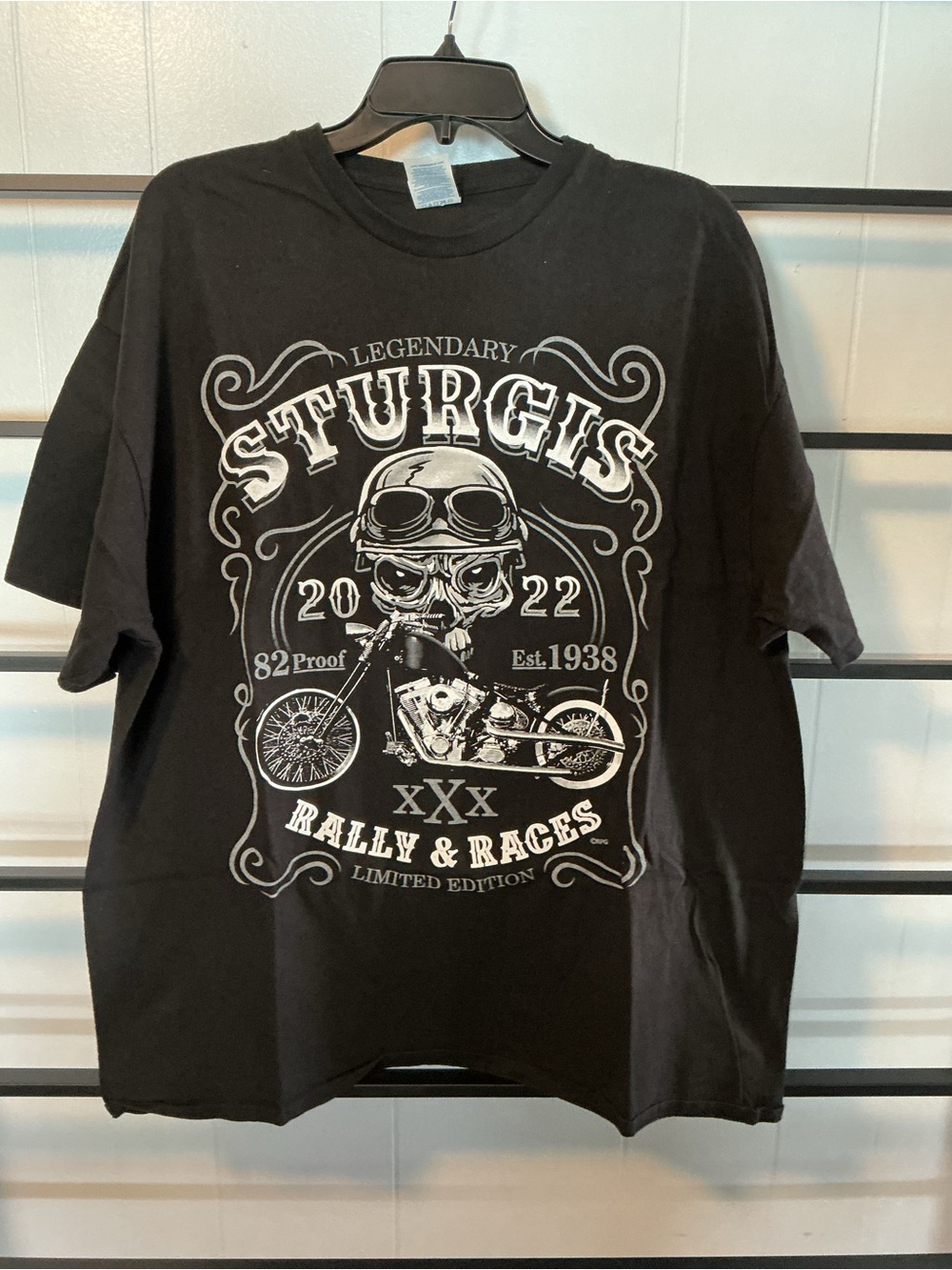 Sturgis Legendary Rally & Races Graphic Tee - Black & White, F9
